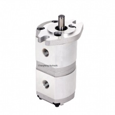 Hydromax type hydraulic double gear pump HGP-11A-F22R-X-2B