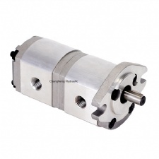 Hydromax type hydraulic double gear pump HGP-11A-F22R-X-2B