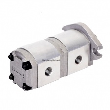 Hydromax type hydraulic double gear pump HGP-11A-F22R-X-2B